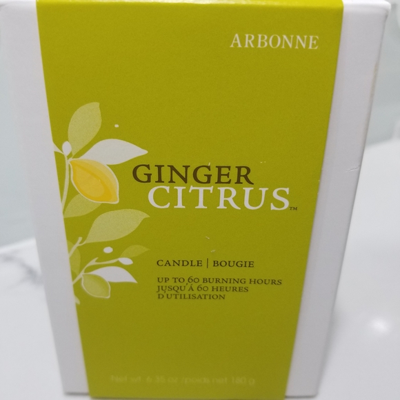 Arbonne Other - Arbonne Classic Ginger Citrus Candle